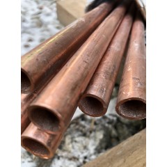 Медная труба 22х2мм мягкая, длина 3м, марка М2