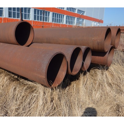 Труба стальная б/у г/к 377х10 лежак